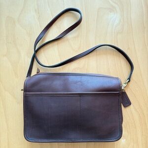 Vintage Coach Brown Crossbody Bag